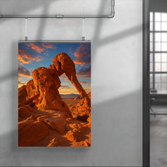 Elephant Rock Valley of Fire Nevada USA poster 4
