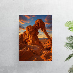 Elephant Rock Valley of Fire Nevada USA poster 7