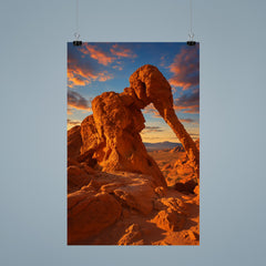 Elephant Rock Valley of Fire Nevada USA poster 9