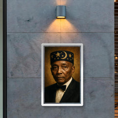 Elijah Muhammad portrait poster 2