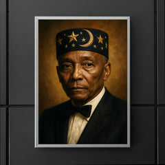 Elijah Muhammad portrait poster 5