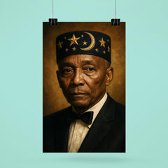 Elijah Muhammad portrait poster 6