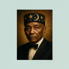 Elijah Muhammad portrait poster 8