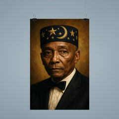 Elijah Muhammad portrait poster 9
