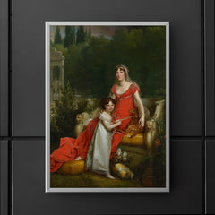 Elisa Bonaparte with her daughter Napoleona Baciocchi - Francois Gerard poster 5