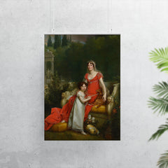Elisa Bonaparte with her daughter Napoleona Baciocchi - Francois Gerard poster 7
