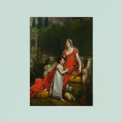 Elisa Bonaparte with her daughter Napoleona Baciocchi - Francois Gerard poster 8