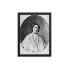 Elisabetta Vendramini framed print on a plain backdrop in size 12"x16".