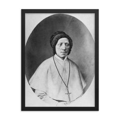 Elisabetta Vendramini framed print on a plain backdrop in size 18"x24".