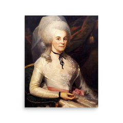 Eliza Hamilton poster on a plain backdrop in size 16"x20".