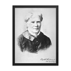 Elizabeth Blackwell framed print on a plain backdrop in size 18"x24".