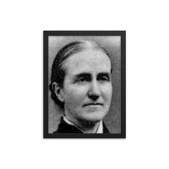 Elizabeth Clephane framed print on a plain backdrop in size 12"x16".