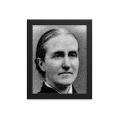 Elizabeth Clephane framed print on a plain backdrop in size 8"x10".