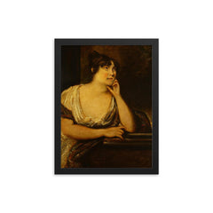 Elizabeth Cobbold framed print on a plain backdrop in size 12"x16".