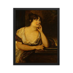 Elizabeth Cobbold framed print on a plain backdrop in size 16"x20".