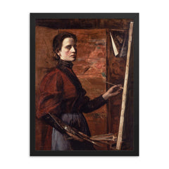 Elizabeth Nourse framed print on a plain backdrop in size 18"x24".