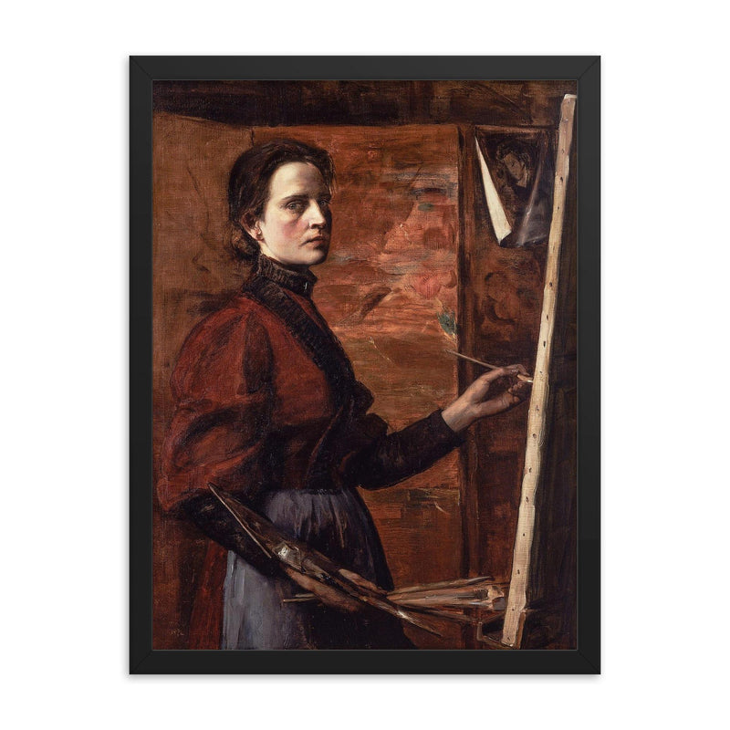 Elizabeth Nourse framed print on a plain backdrop in size 18