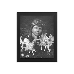 Elsie Wright framed print on a plain backdrop in size 8"x10".