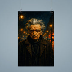 Emil Cioran in sleepless boulevard night poster 9