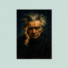Emil Cioran insomnia portrait poster 8