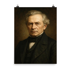 Emil Lenz poster on a plain backdrop in size 8"x10".