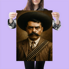 Emiliano Zapata portrait poster 3