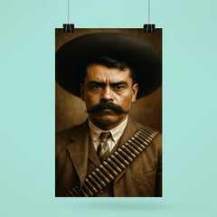 Emiliano Zapata portrait poster 6
