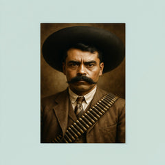 Emiliano Zapata portrait poster 8