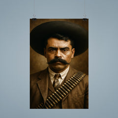 Emiliano Zapata portrait poster 9