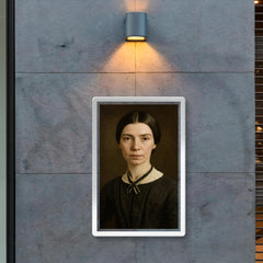 Emily Dickinson portrait poster 2