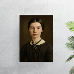 Emily Dickinson portrait poster 7