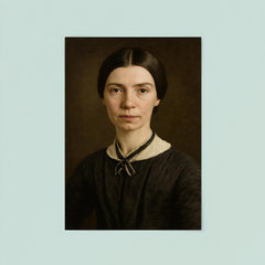 Emily Dickinson portrait poster 8