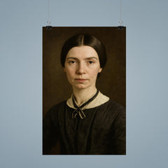 Emily Dickinson portrait poster 9