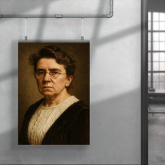 Emma Goldman portrait poster 4
