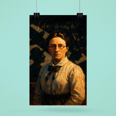 Emmy Noether under forbidden lecture shadows poster 6