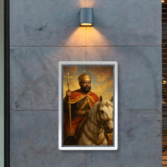 Emperor Menelik II after Adwa victory poster 2