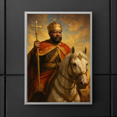 Emperor Menelik II after Adwa victory poster 5