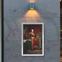 Emperor Napoléon III in the Uniform of a French Brigadier General by Jean-Hippolyte Flandrin, 1862 poster 2