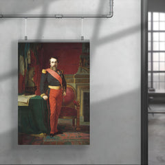 Emperor Napoléon III in the Uniform of a French Brigadier General by Jean-Hippolyte Flandrin, 1862 poster 4
