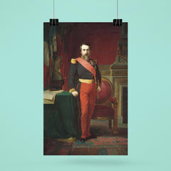 Emperor Napoléon III in the Uniform of a French Brigadier General by Jean-Hippolyte Flandrin, 1862 poster 6