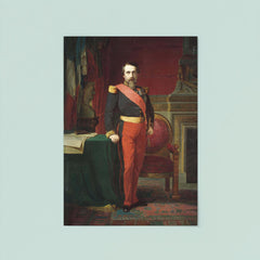 Emperor Napoléon III in the Uniform of a French Brigadier General by Jean-Hippolyte Flandrin, 1862 poster 8