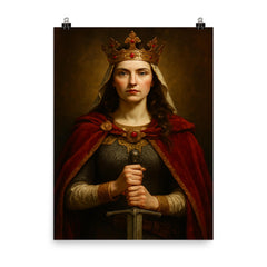 Empress Matilda poster on a plain backdrop in size 8"x10".
