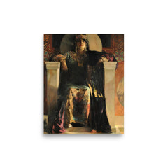 Empress Theodora poster on a plain backdrop in size 8"x10".