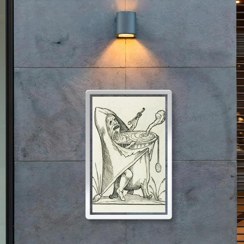 Engraving From The Drolatic Dreams of Pantagruel by Richard Breton poster 2