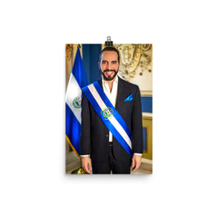 Nayib Bukele Poster Print - Official Portrait Poster Print