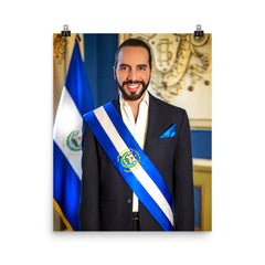 Nayib Bukele Poster Print - Official Portrait Poster Print