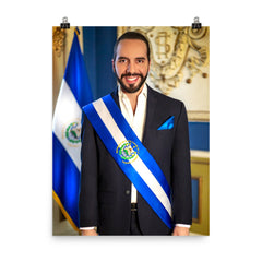 Nayib Bukele Poster Print - Official Portrait Poster Print