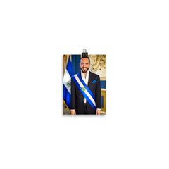 Nayib Bukele Poster Print - Official Portrait Poster Print