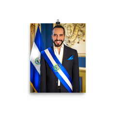 Nayib Bukele Poster Print - Official Portrait Poster Print