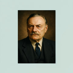 Enoch Powell portrait poster 8
